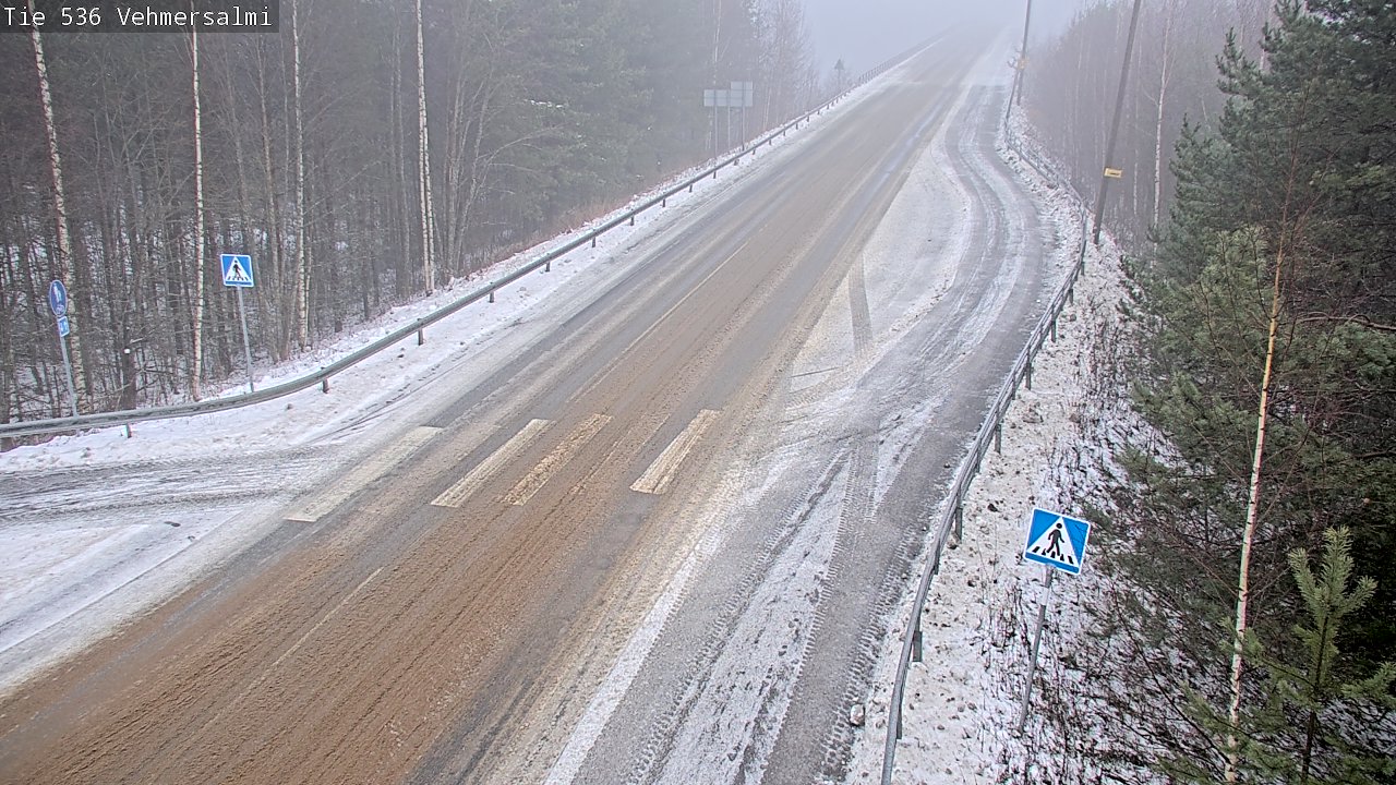 Weather Camera Image Road 536 Kuopio, Vehmersalmi, Kuopio, Pohjois-Savo