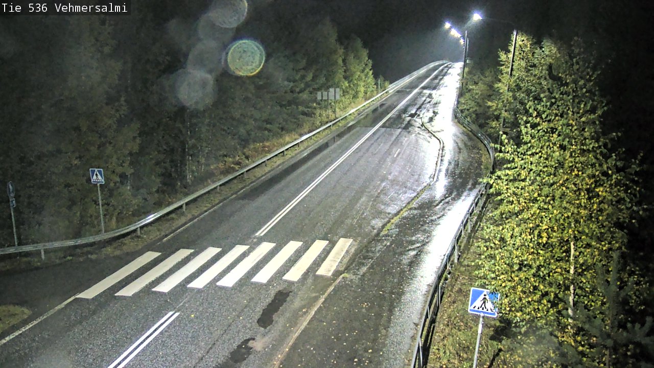 Weather Camera Image Väg 536 Kuopio, Vehmersalmi, Kuopio, Pohjois-Savo