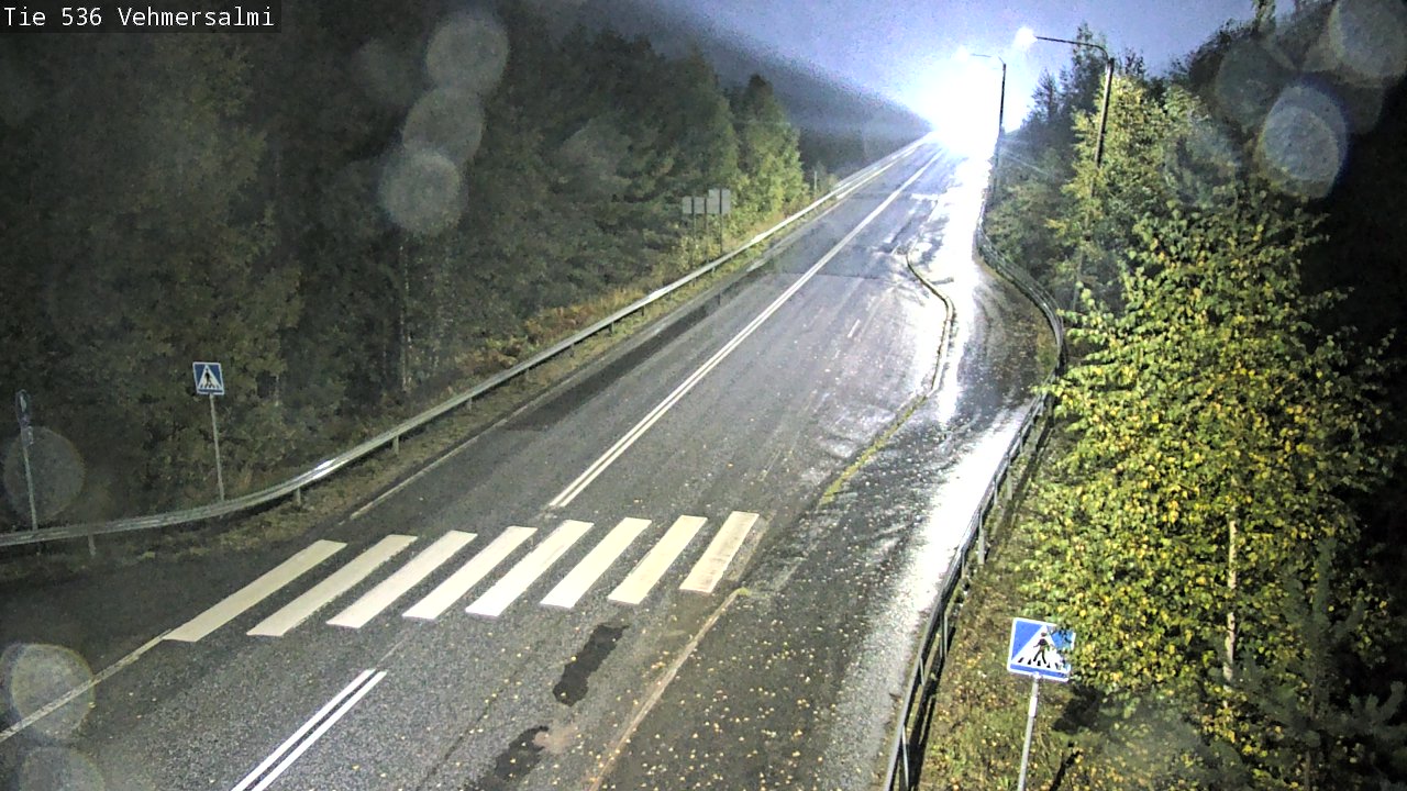Weather Camera Image Väg 536 Kuopio, Vehmersalmi, Kuopio, Pohjois-Savo