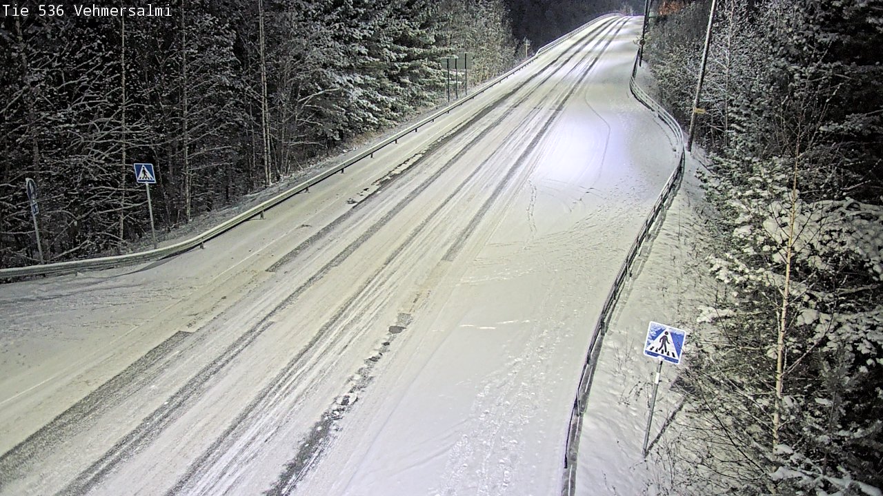 Weather Camera Image Road 536 Kuopio, Vehmersalmi, Kuopio, Pohjois-Savo