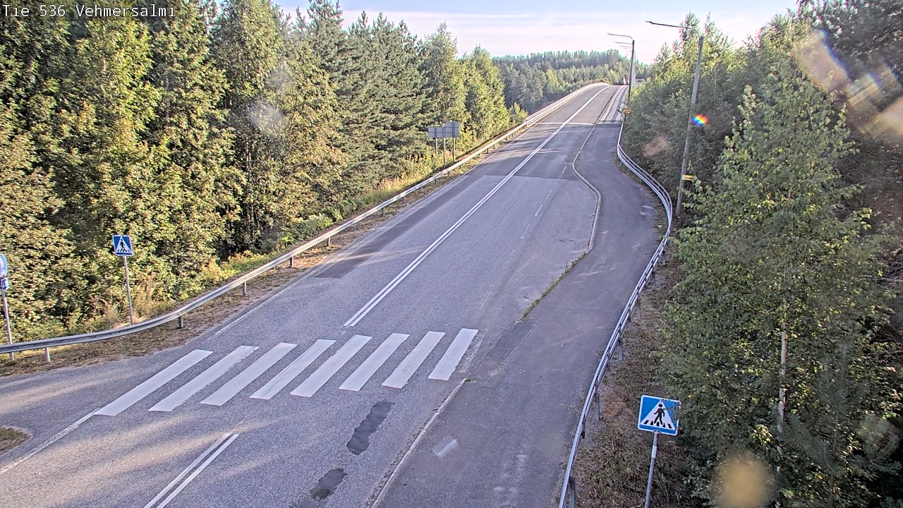 Weather Camera Image Road 536 Kuopio, Vehmersalmi, Kuopio, Pohjois-Savo