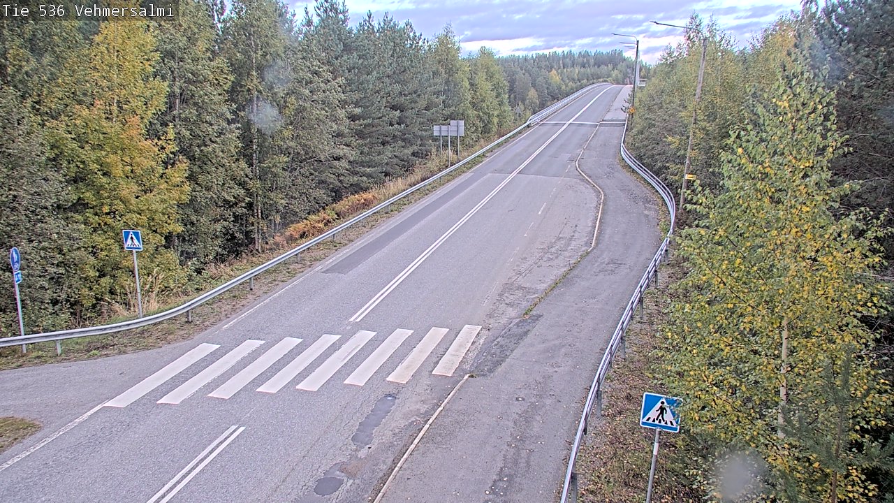 Weather Camera Image Väg 536 Kuopio, Vehmersalmi, Kuopio, Pohjois-Savo