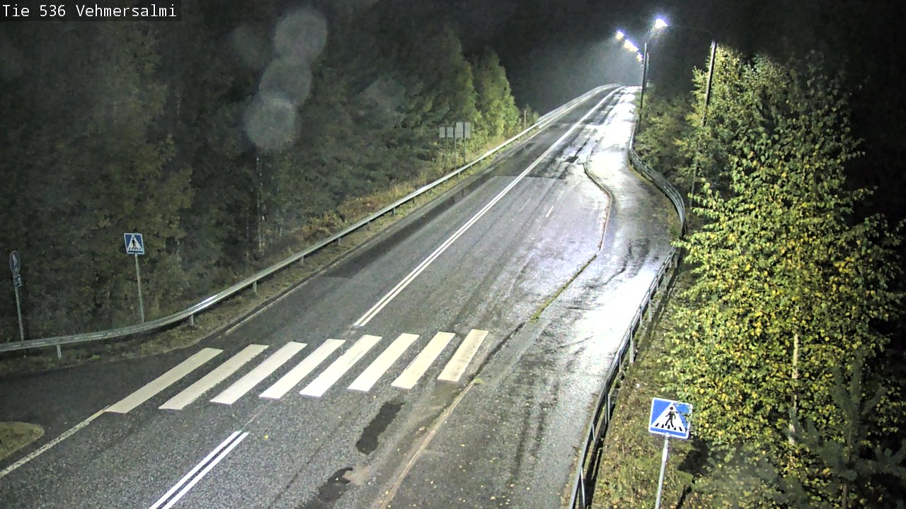 Weather Camera Image Väg 536 Kuopio, Vehmersalmi, Kuopio, Pohjois-Savo
