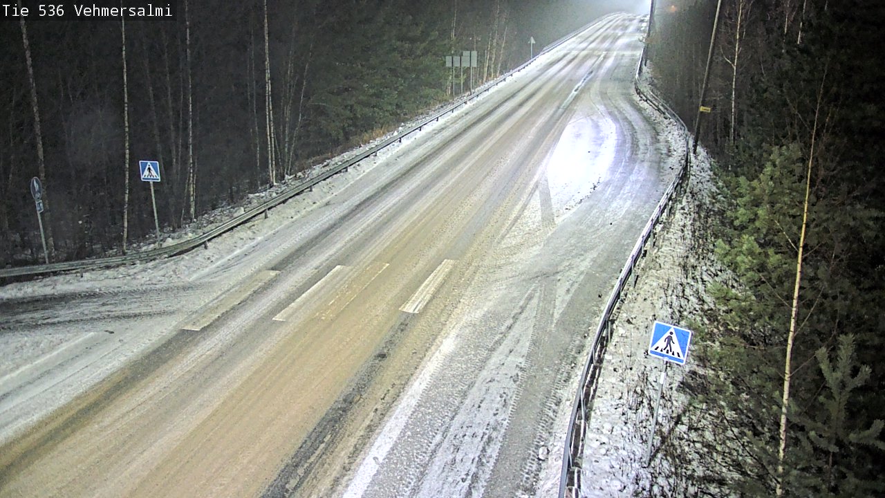 Weather Camera Image Road 536 Kuopio, Vehmersalmi, Kuopio, Pohjois-Savo