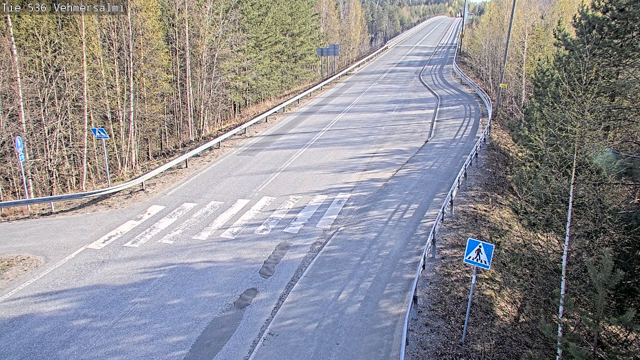 Weather Camera Image Road 536 Kuopio, Vehmersalmi, Kuopio, Pohjois-Savo