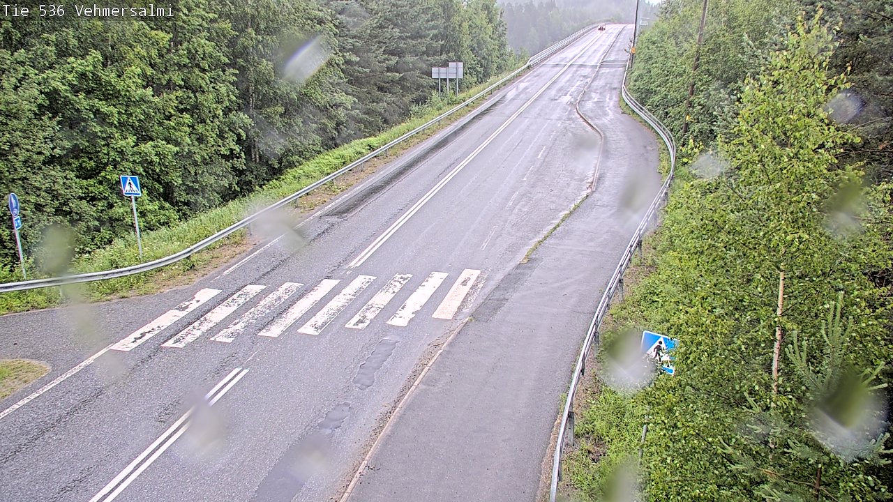 Weather Camera Image Väg 536 Kuopio, Vehmersalmi, Kuopio, Pohjois-Savo