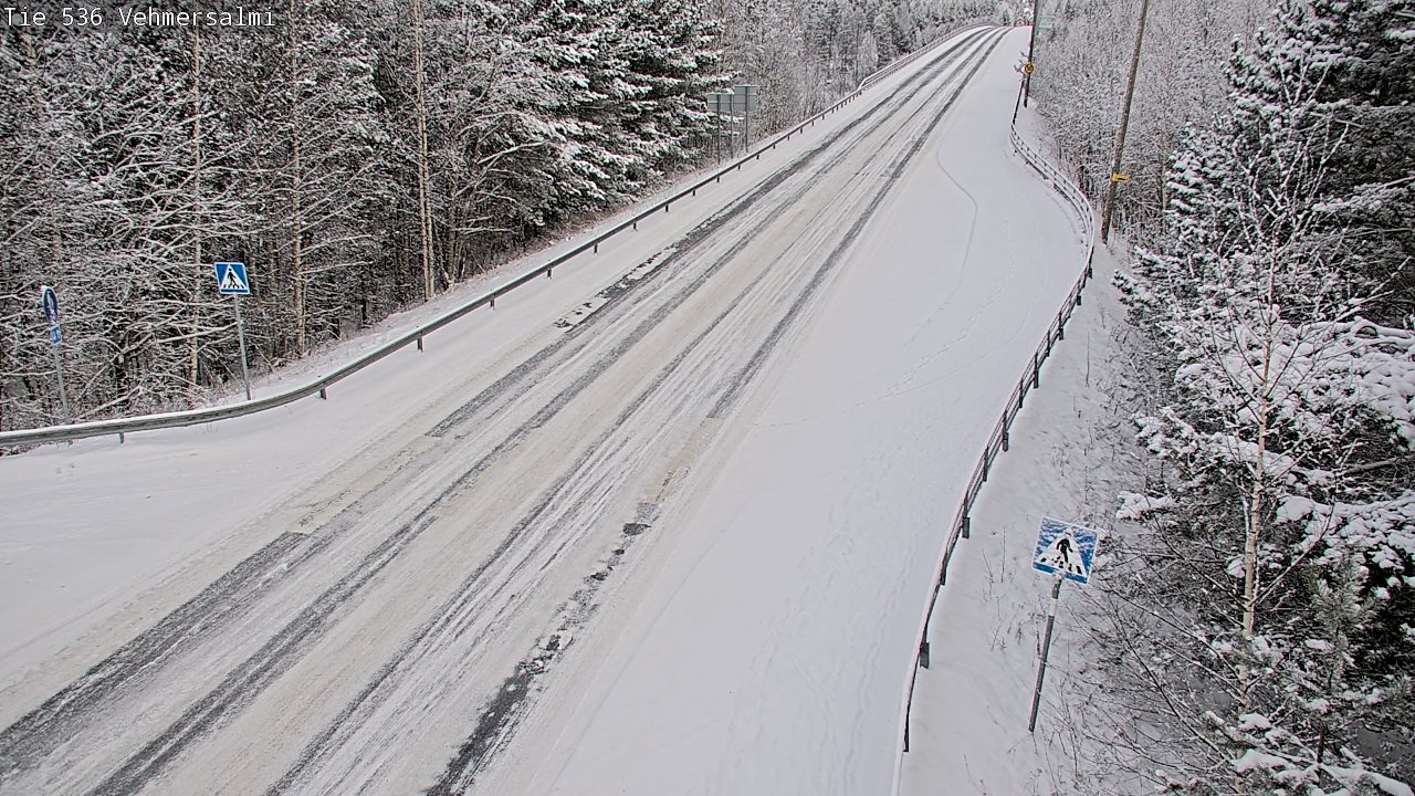 Weather Camera Image Road 536 Kuopio, Vehmersalmi, Kuopio, Pohjois-Savo