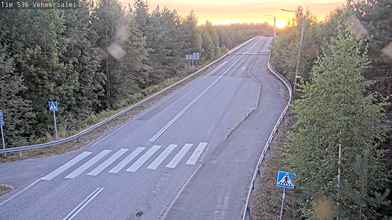 Kelikamerat Kuva Tie 536 Kuopio, Vehmersalmi, Kuopio, Pohjois-Savo