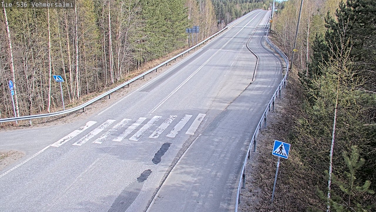 Weather Camera Image Road 536 Kuopio, Vehmersalmi, Kuopio, Pohjois-Savo