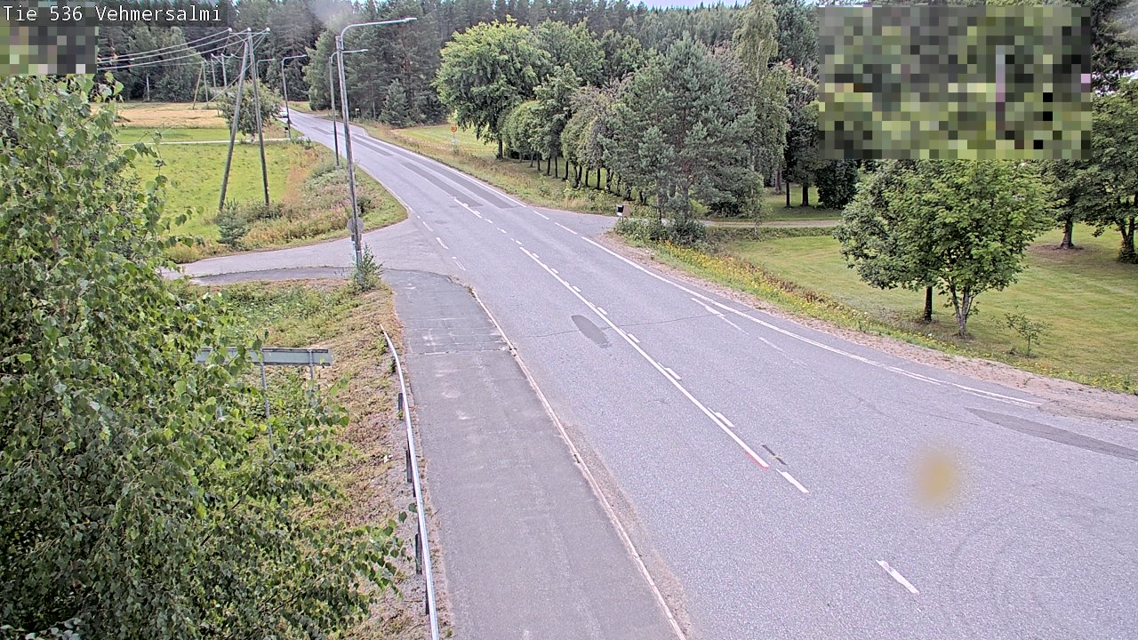 Weather Camera Image Väg 536 Kuopio, Vehmersalmi, Kuopio, Pohjois-Savo