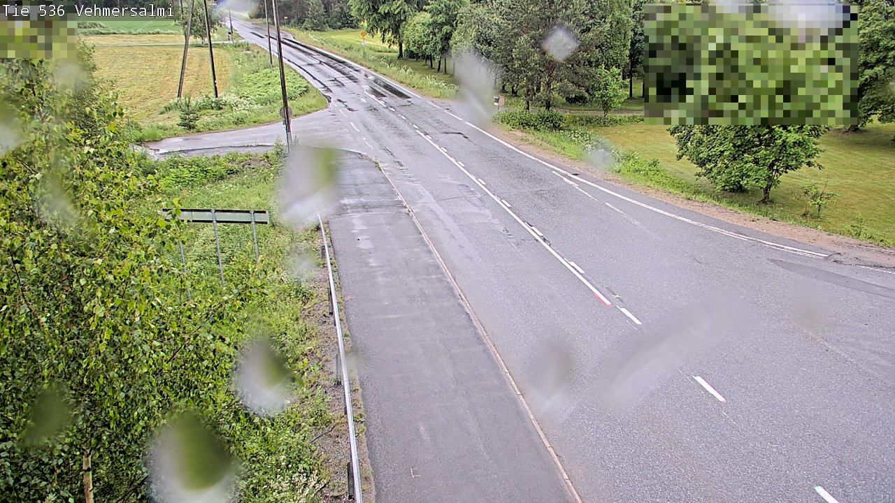 Weather Camera Image Väg 536 Kuopio, Vehmersalmi, Kuopio, Pohjois-Savo