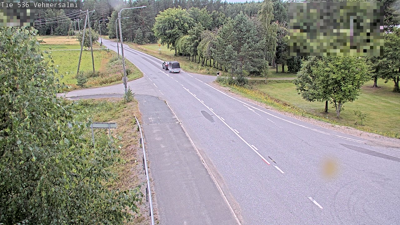 Weather Camera Image Väg 536 Kuopio, Vehmersalmi, Kuopio, Pohjois-Savo