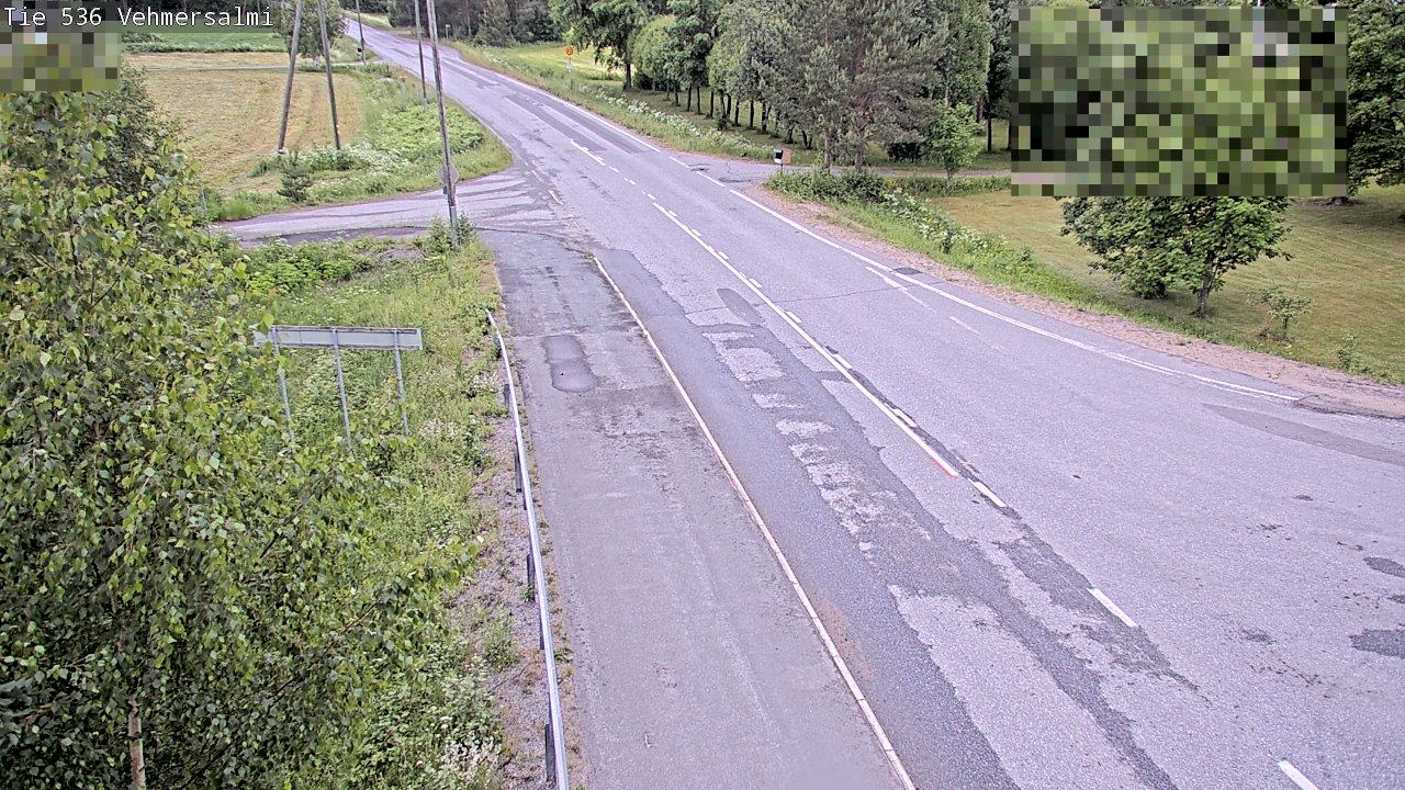 Weather Camera Image Road 536 Kuopio, Vehmersalmi, Kuopio, Pohjois-Savo