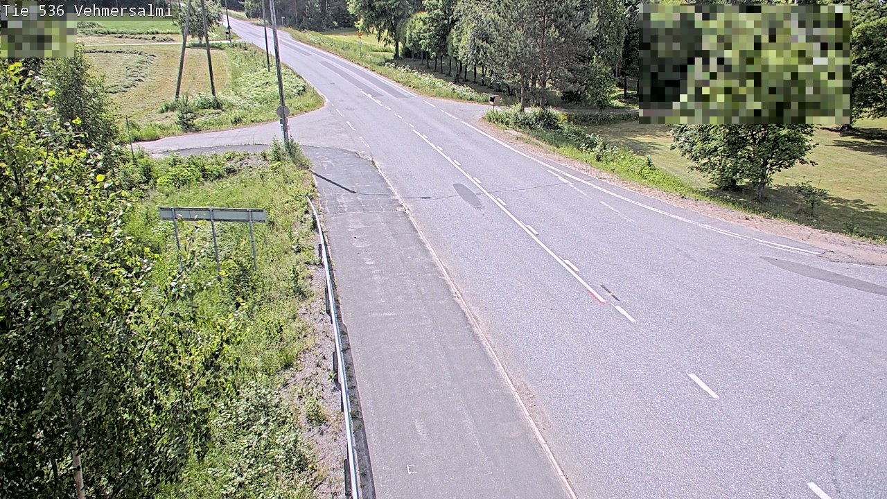 Weather Camera Image Road 536 Kuopio, Vehmersalmi, Kuopio, Pohjois-Savo