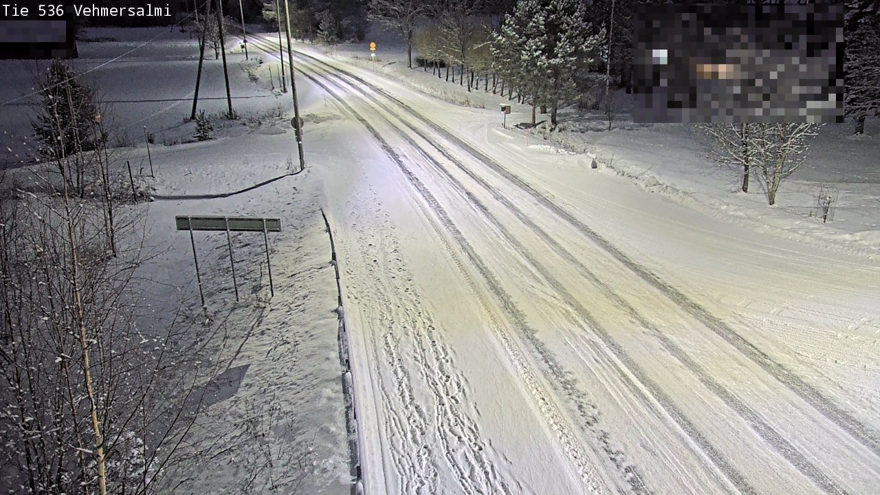 Weather Camera Image Road 536 Kuopio, Vehmersalmi, Kuopio, Pohjois-Savo