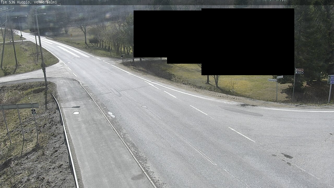 Weather Camera Image Road 536 Kuopio, Vehmersalmi, Kuopio, Pohjois-Savo