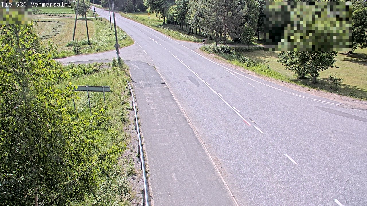 Weather Camera Image Road 536 Kuopio, Vehmersalmi, Kuopio, Pohjois-Savo