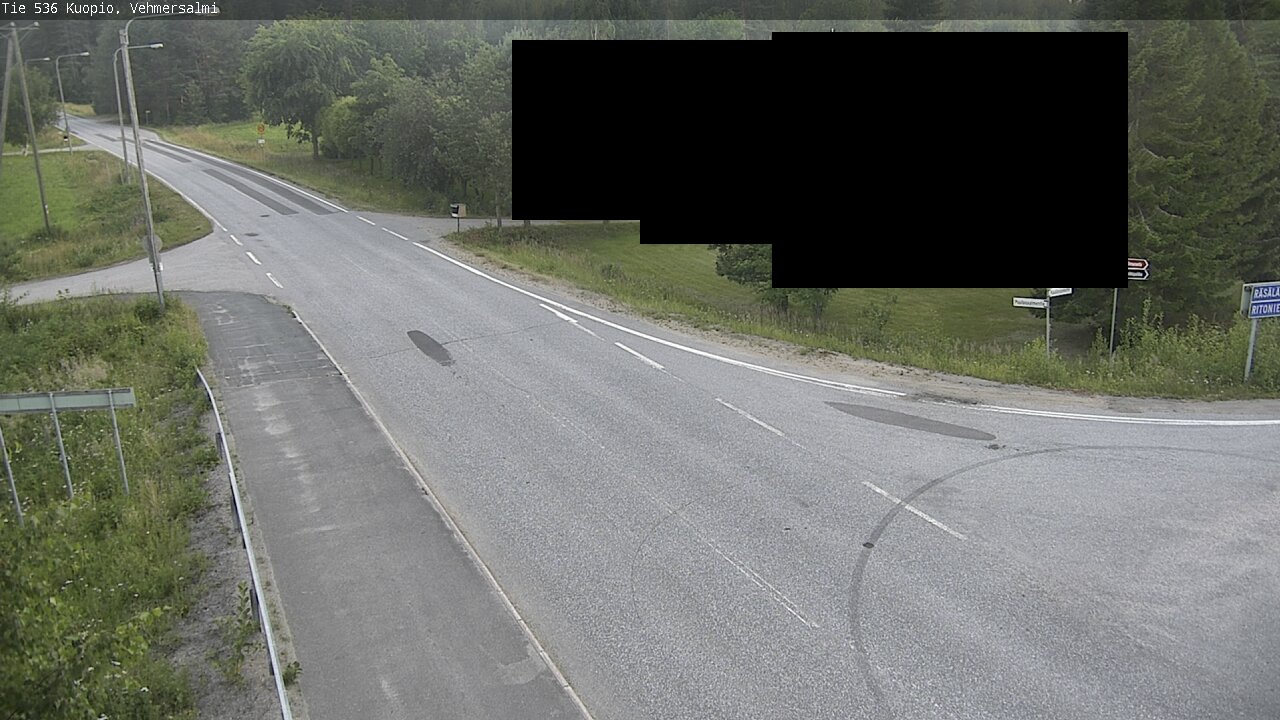 Weather Camera Image Road 536 Kuopio, Vehmersalmi, Kuopio, Pohjois-Savo