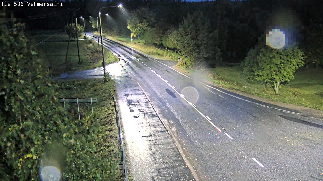 Weather Camera Image Väg 536 Kuopio, Vehmersalmi, Kuopio, Pohjois-Savo