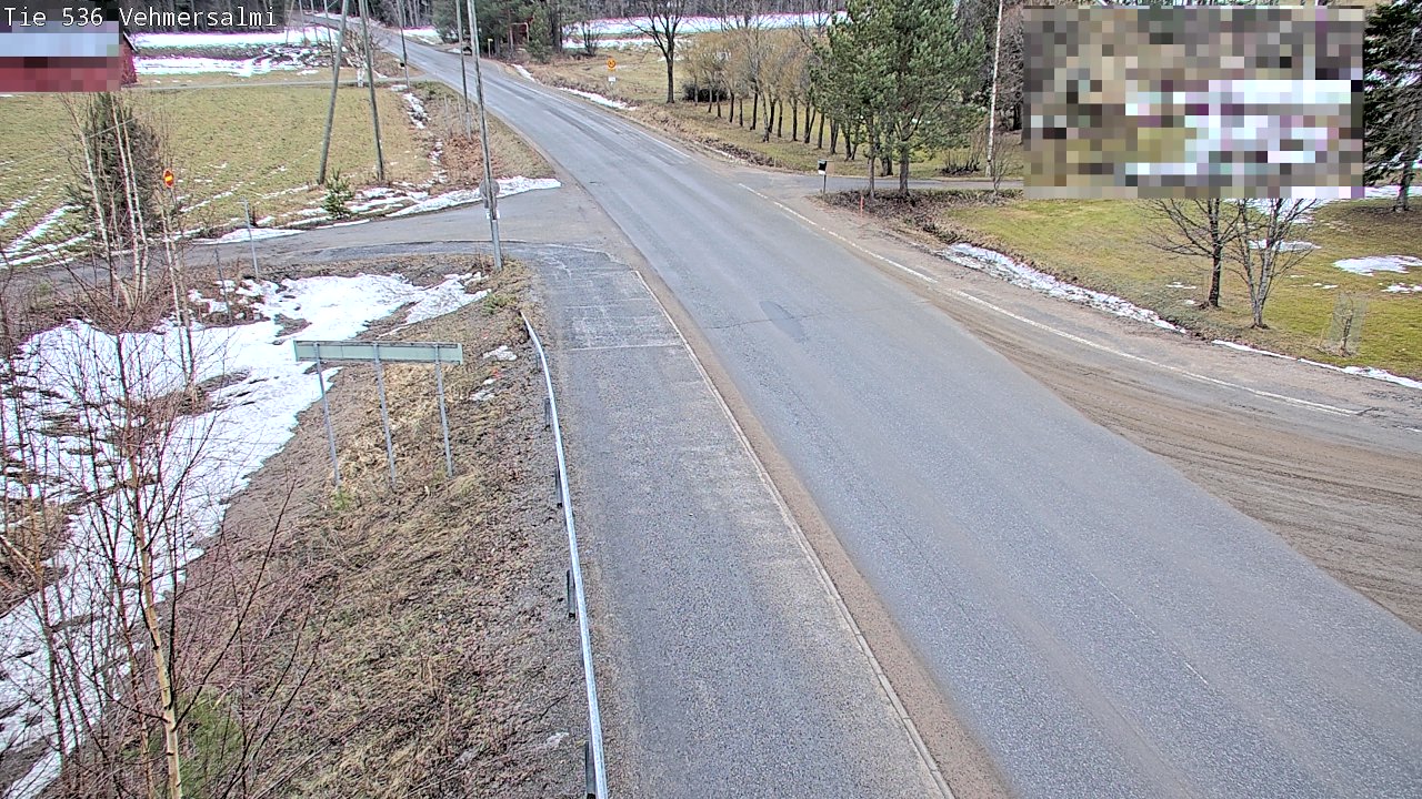 Weather Camera Image Road 536 Kuopio, Vehmersalmi, Kuopio, Pohjois-Savo