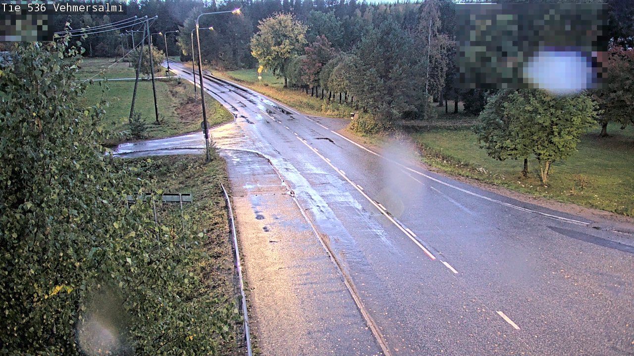 Weather Camera Image Väg 536 Kuopio, Vehmersalmi, Kuopio, Pohjois-Savo