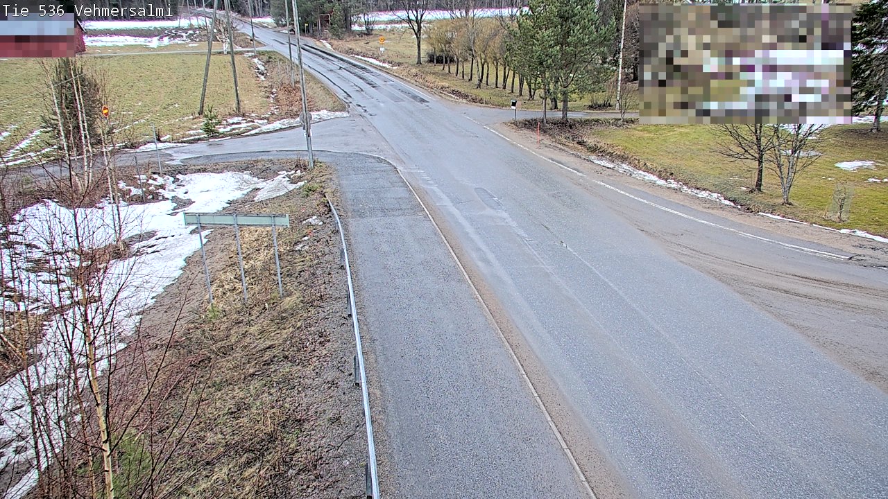 Weather Camera Image Road 536 Kuopio, Vehmersalmi, Kuopio, Pohjois-Savo
