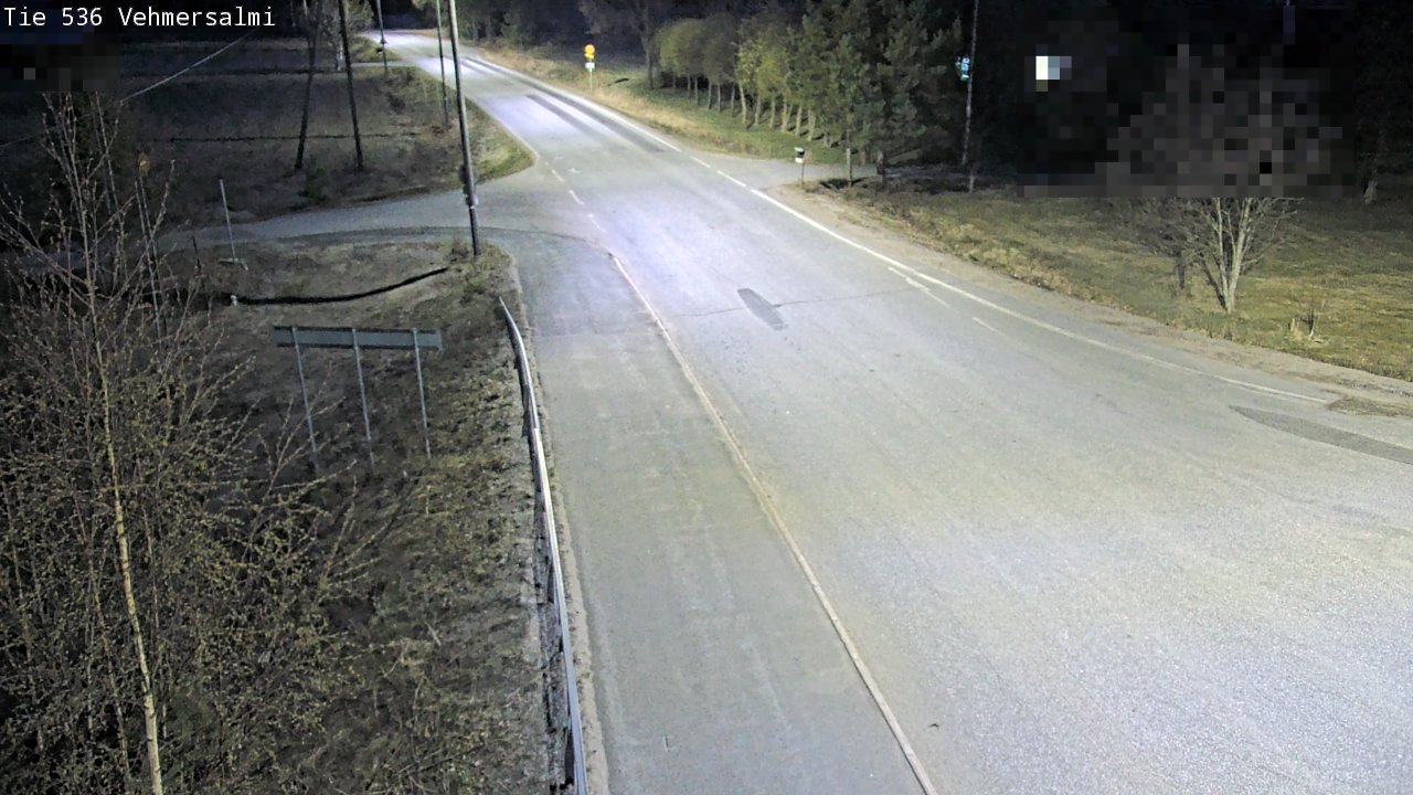Weather Camera Image Väg 536 Kuopio, Vehmersalmi, Kuopio, Pohjois-Savo