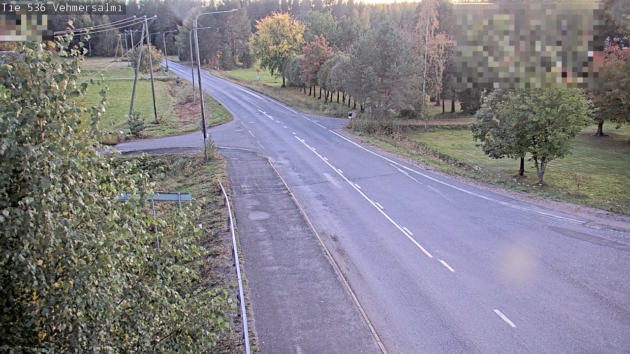 Weather Camera Image Väg 536 Kuopio, Vehmersalmi, Kuopio, Pohjois-Savo