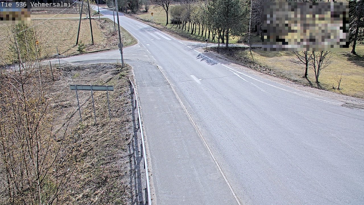 Weather Camera Image Väg 536 Kuopio, Vehmersalmi, Kuopio, Pohjois-Savo