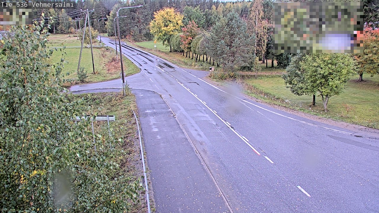 Weather Camera Image Väg 536 Kuopio, Vehmersalmi, Kuopio, Pohjois-Savo