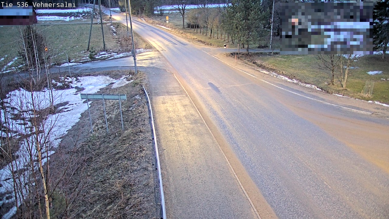 Weather Camera Image Road 536 Kuopio, Vehmersalmi, Kuopio, Pohjois-Savo
