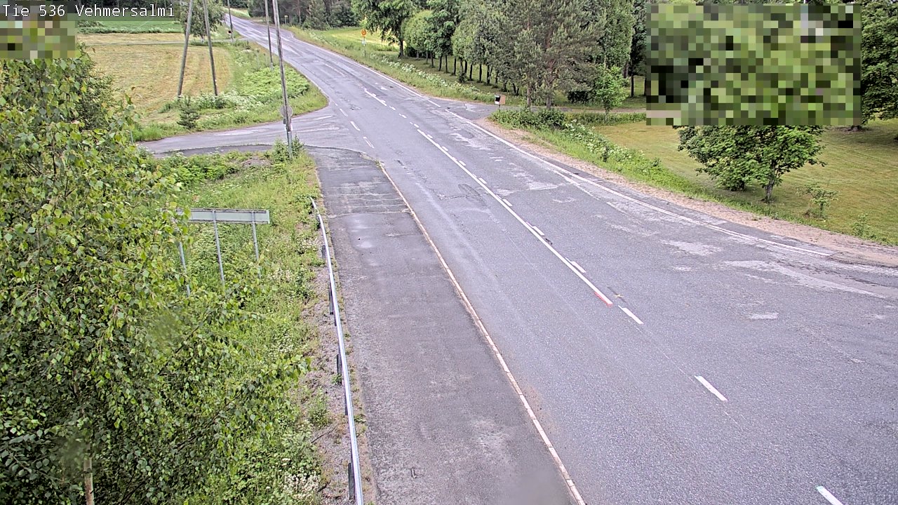 Weather Camera Image Road 536 Kuopio, Vehmersalmi, Kuopio, Pohjois-Savo
