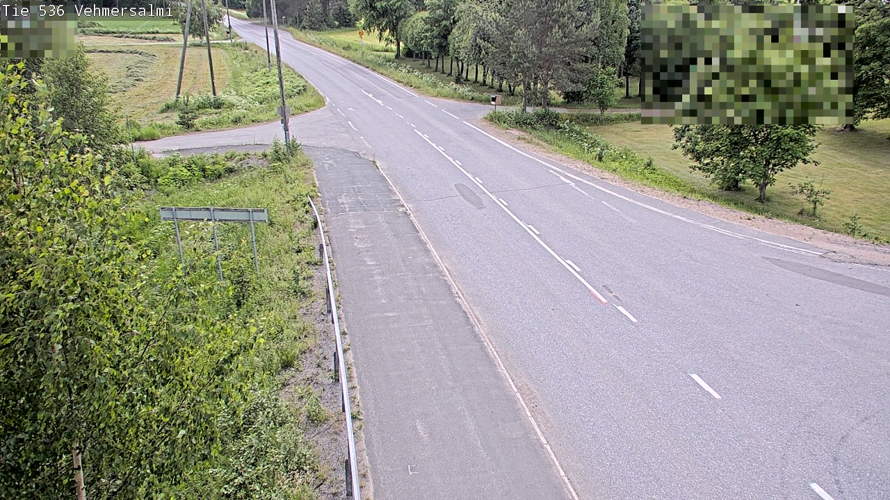 Weather Camera Image Road 536 Kuopio, Vehmersalmi, Kuopio, Pohjois-Savo