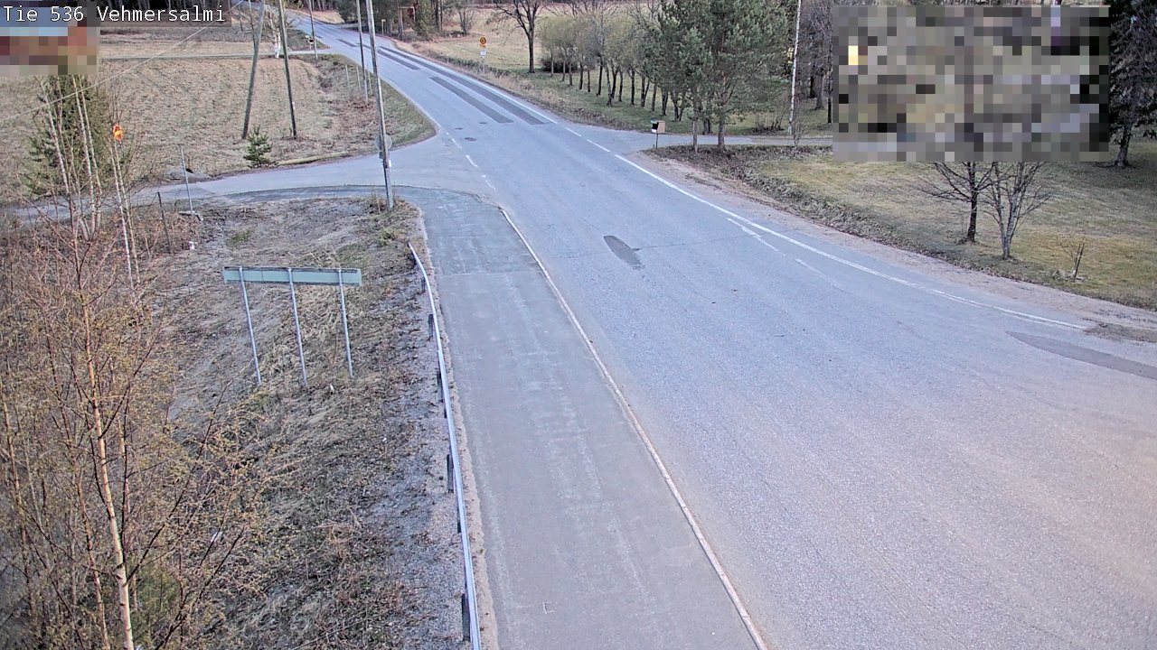 Weather Camera Image Väg 536 Kuopio, Vehmersalmi, Kuopio, Pohjois-Savo