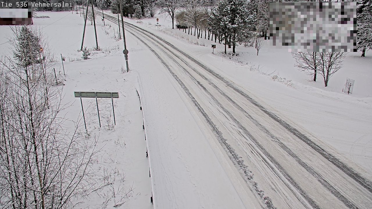 Weather Camera Image Road 536 Kuopio, Vehmersalmi, Kuopio, Pohjois-Savo