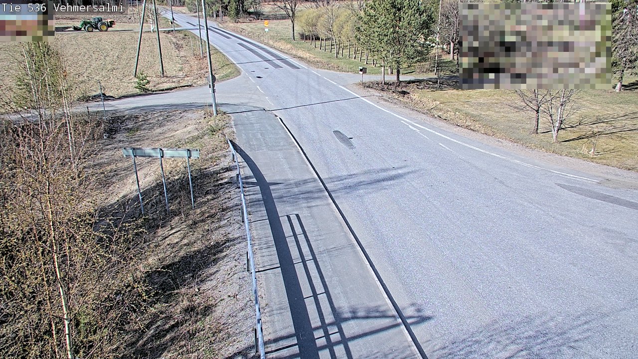 Weather Camera Image Road 536 Kuopio, Vehmersalmi, Kuopio, Pohjois-Savo