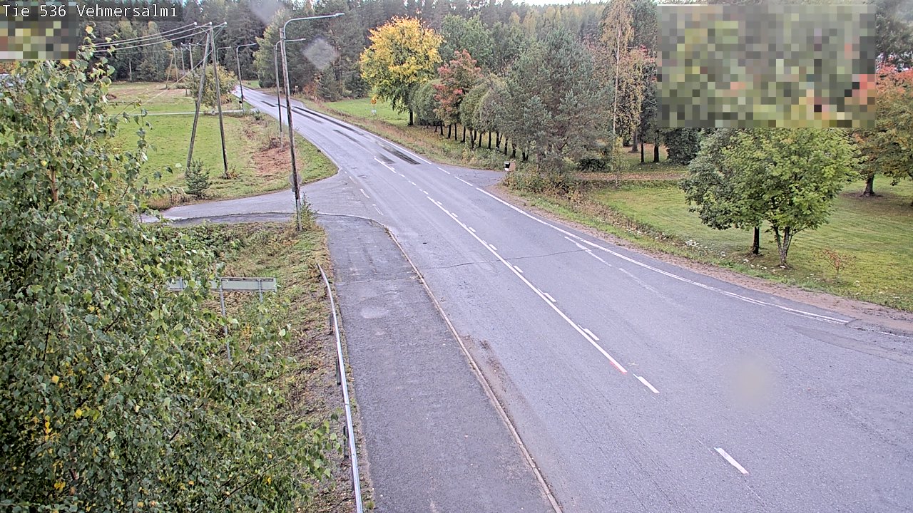 Weather Camera Image Väg 536 Kuopio, Vehmersalmi, Kuopio, Pohjois-Savo