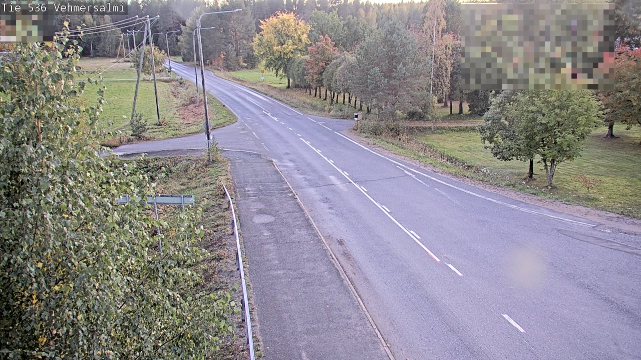 Weather Camera Image Väg 536 Kuopio, Vehmersalmi, Kuopio, Pohjois-Savo