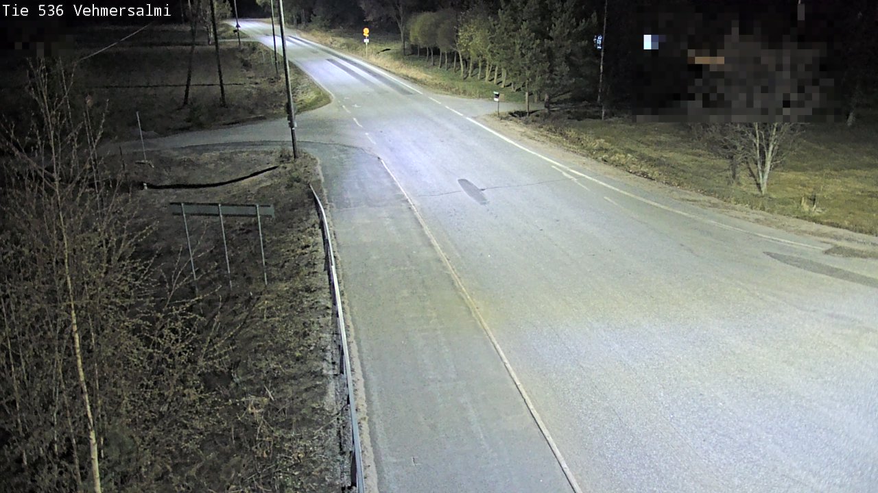 Weather Camera Image Väg 536 Kuopio, Vehmersalmi, Kuopio, Pohjois-Savo