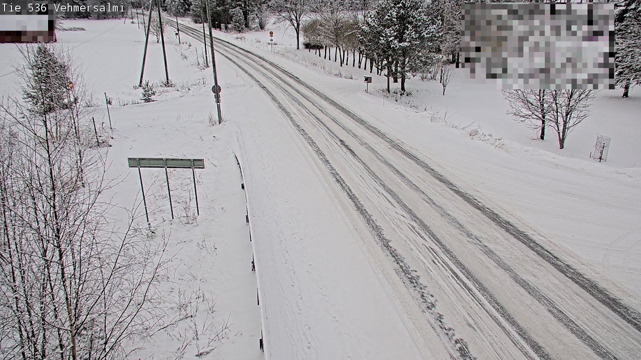 Weather Camera Image Road 536 Kuopio, Vehmersalmi, Kuopio, Pohjois-Savo