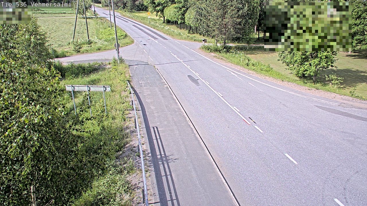 Weather Camera Image Road 536 Kuopio, Vehmersalmi, Kuopio, Pohjois-Savo