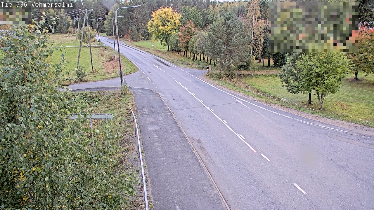 Weather Camera Image Väg 536 Kuopio, Vehmersalmi, Kuopio, Pohjois-Savo