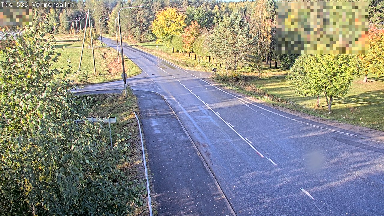 Weather Camera Image Väg 536 Kuopio, Vehmersalmi, Kuopio, Pohjois-Savo
