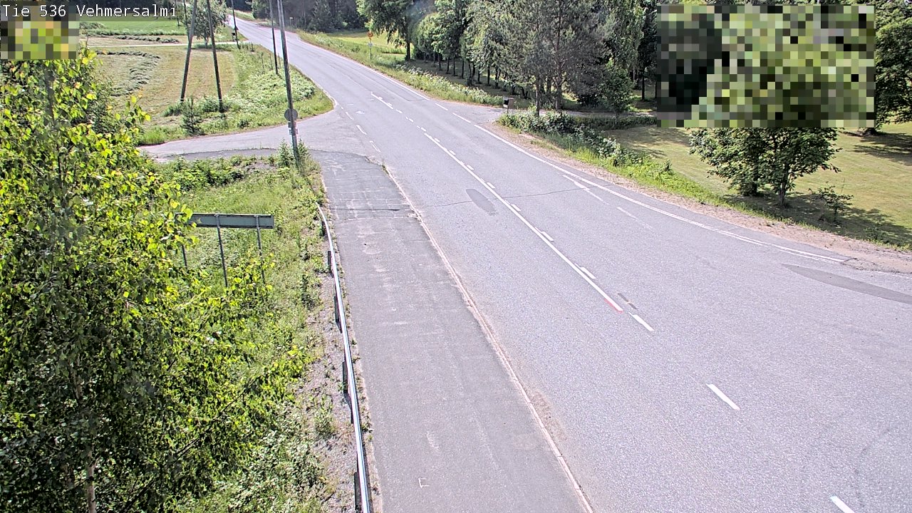 Weather Camera Image Road 536 Kuopio, Vehmersalmi, Kuopio, Pohjois-Savo