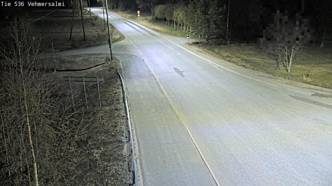 Weather Camera Image Väg 536 Kuopio, Vehmersalmi, Kuopio, Pohjois-Savo