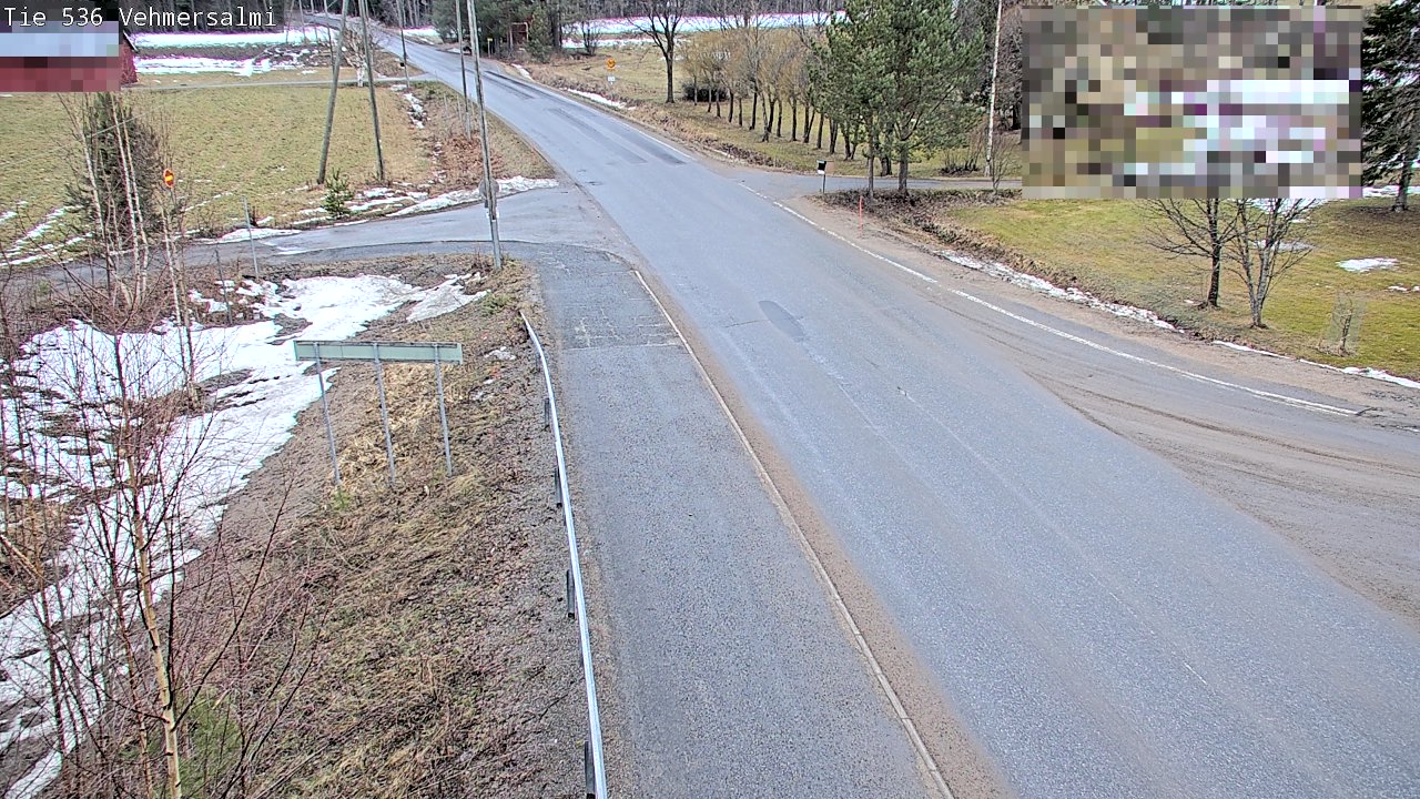 Weather Camera Image Road 536 Kuopio, Vehmersalmi, Kuopio, Pohjois-Savo