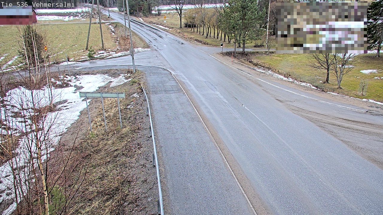 Weather Camera Image Road 536 Kuopio, Vehmersalmi, Kuopio, Pohjois-Savo