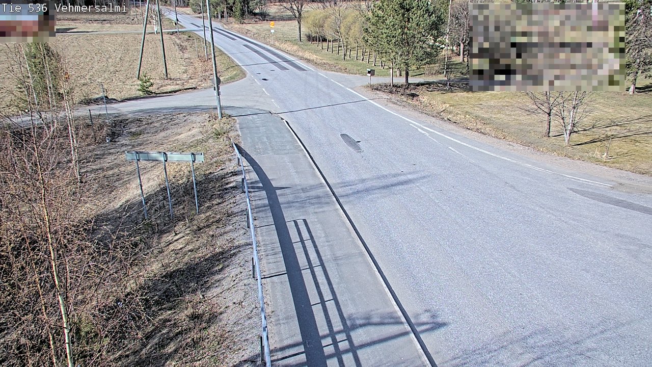 Weather Camera Image Väg 536 Kuopio, Vehmersalmi, Kuopio, Pohjois-Savo