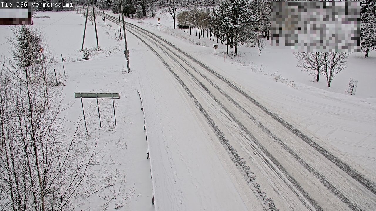 Weather Camera Image Road 536 Kuopio, Vehmersalmi, Kuopio, Pohjois-Savo
