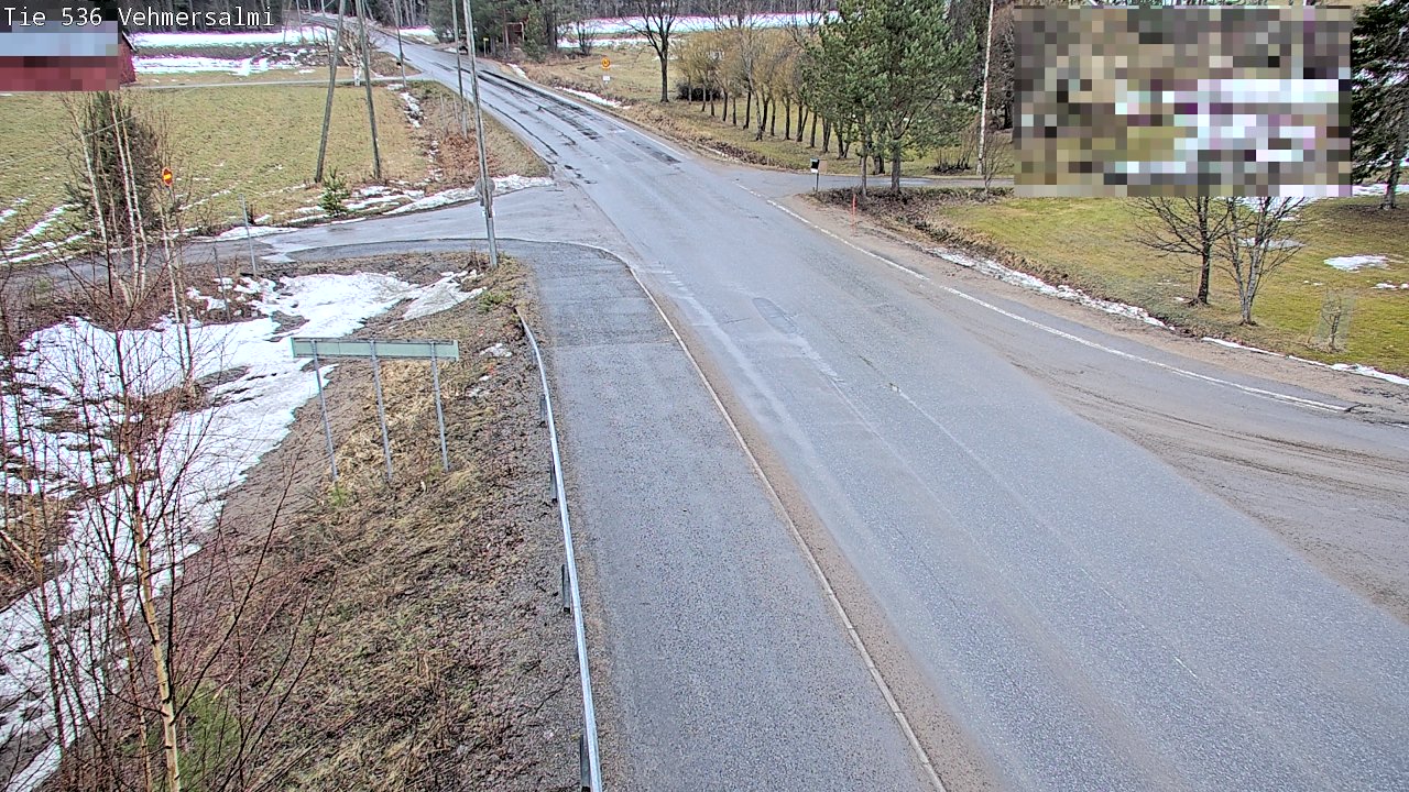 Weather Camera Image Road 536 Kuopio, Vehmersalmi, Kuopio, Pohjois-Savo